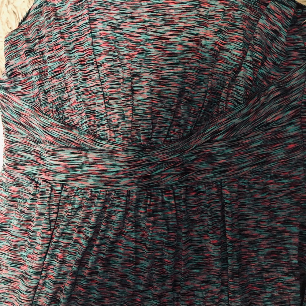 Spense XXL multicolor sleeveless maxi dress - Picture 3 of 7
